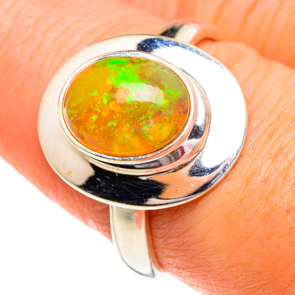 Ethiopian Opal Rings handcrafted by Anasilvercos - RING84300
