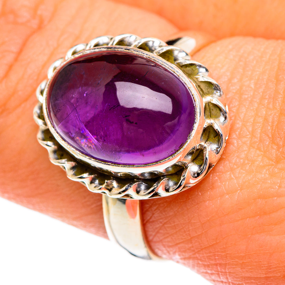 Amethyst Rings handcrafted by Anasilvercos - RING84329