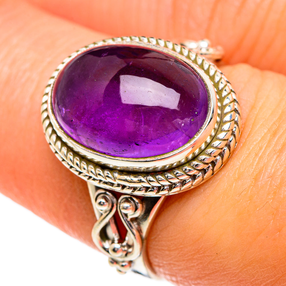 Amethyst Rings handcrafted by Anasilvercos - RING84331