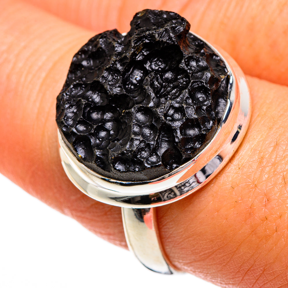 Tektite Rings handcrafted by Anasilvercos - RING84334