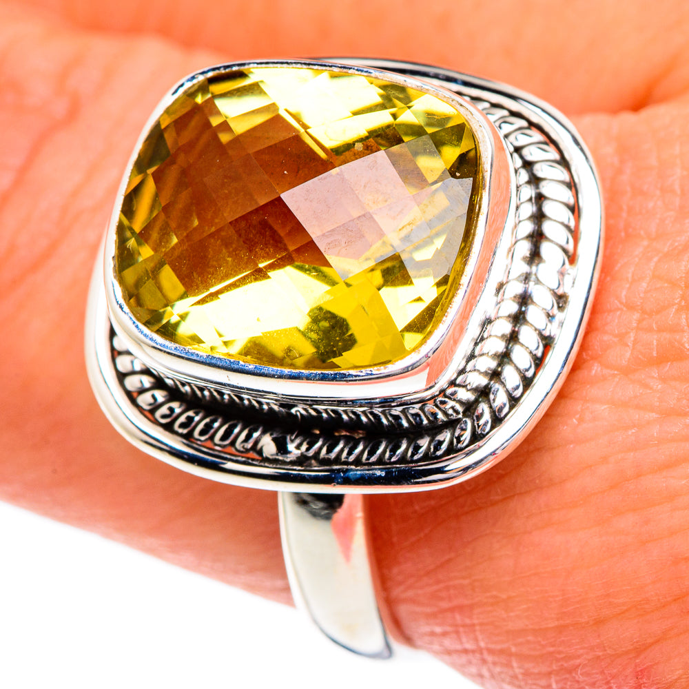 Citrine Rings handcrafted by Anasilvercos - RING84340
