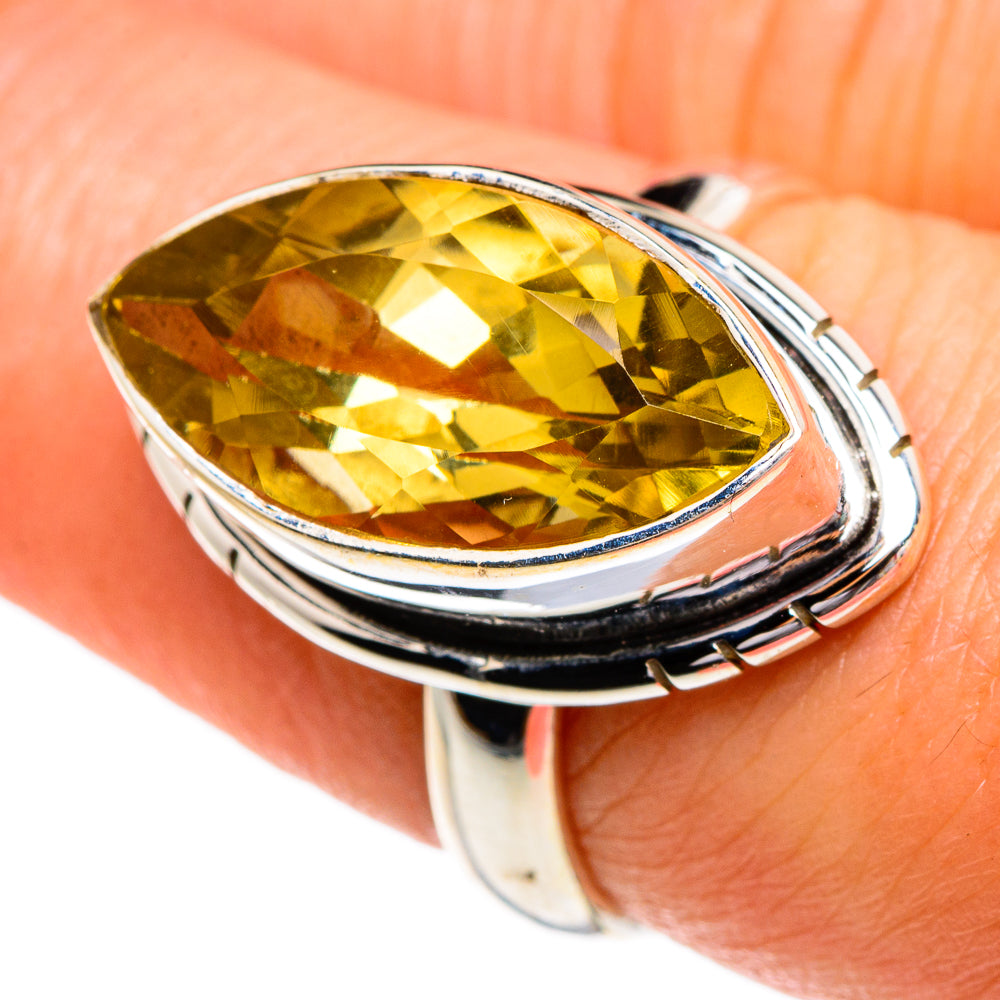 Citrine Rings handcrafted by Anasilvercos - RING84341