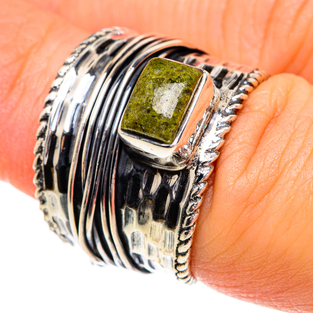 Rainforest Jasper Rings handcrafted by Anasilvercos - RING84355