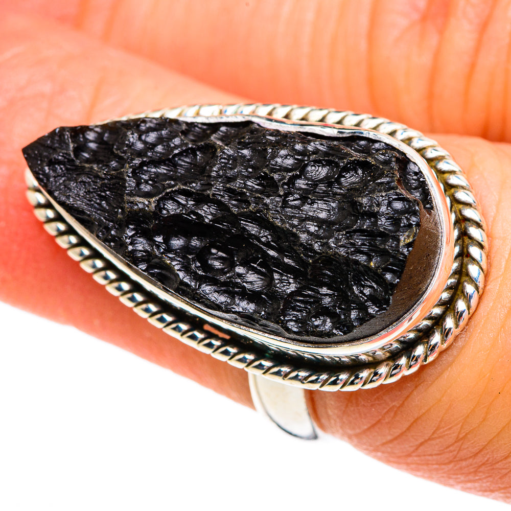 Tektite Rings handcrafted by Anasilvercos - RING84377