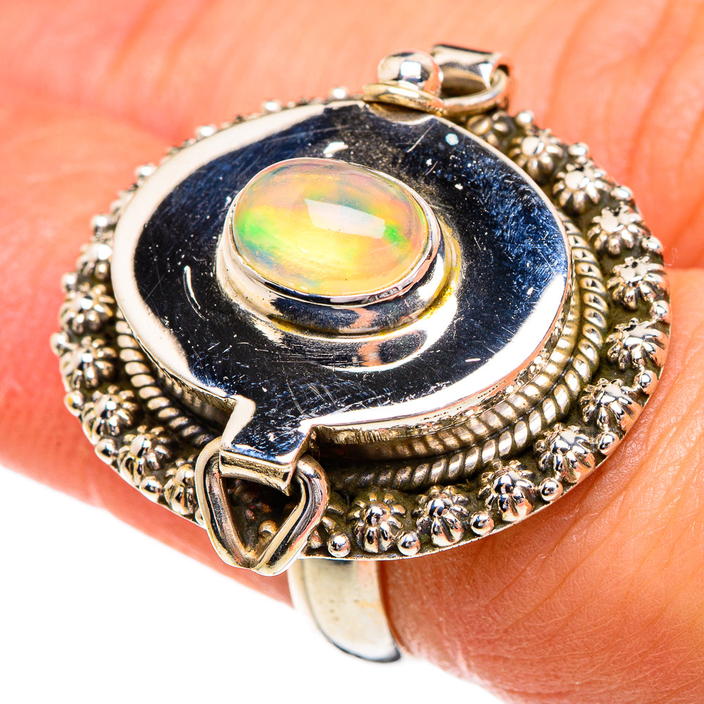 Ethiopian Opal Rings handcrafted by Anasilvercos - RING84404