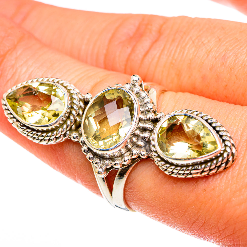 Citrine Rings handcrafted by Anasilvercos - RING84406
