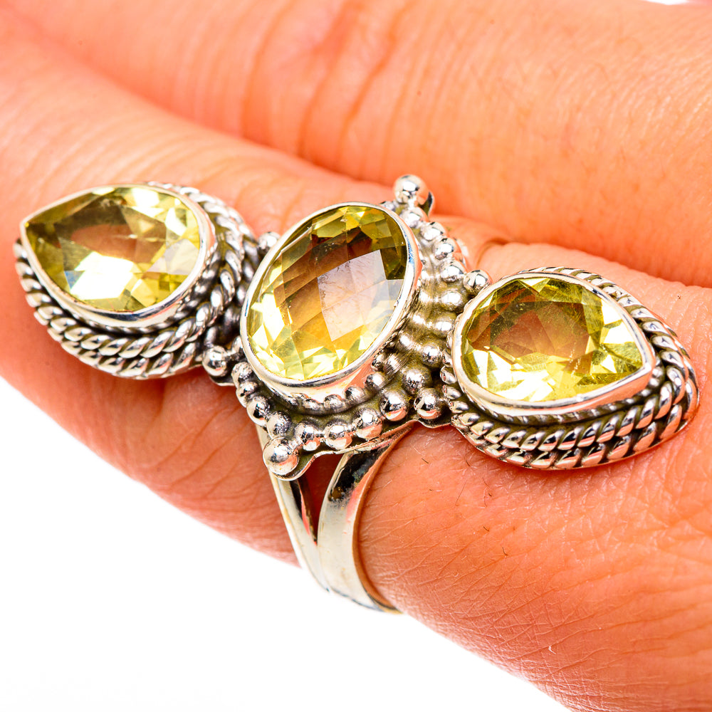 Citrine Rings handcrafted by Anasilvercos - RING84465