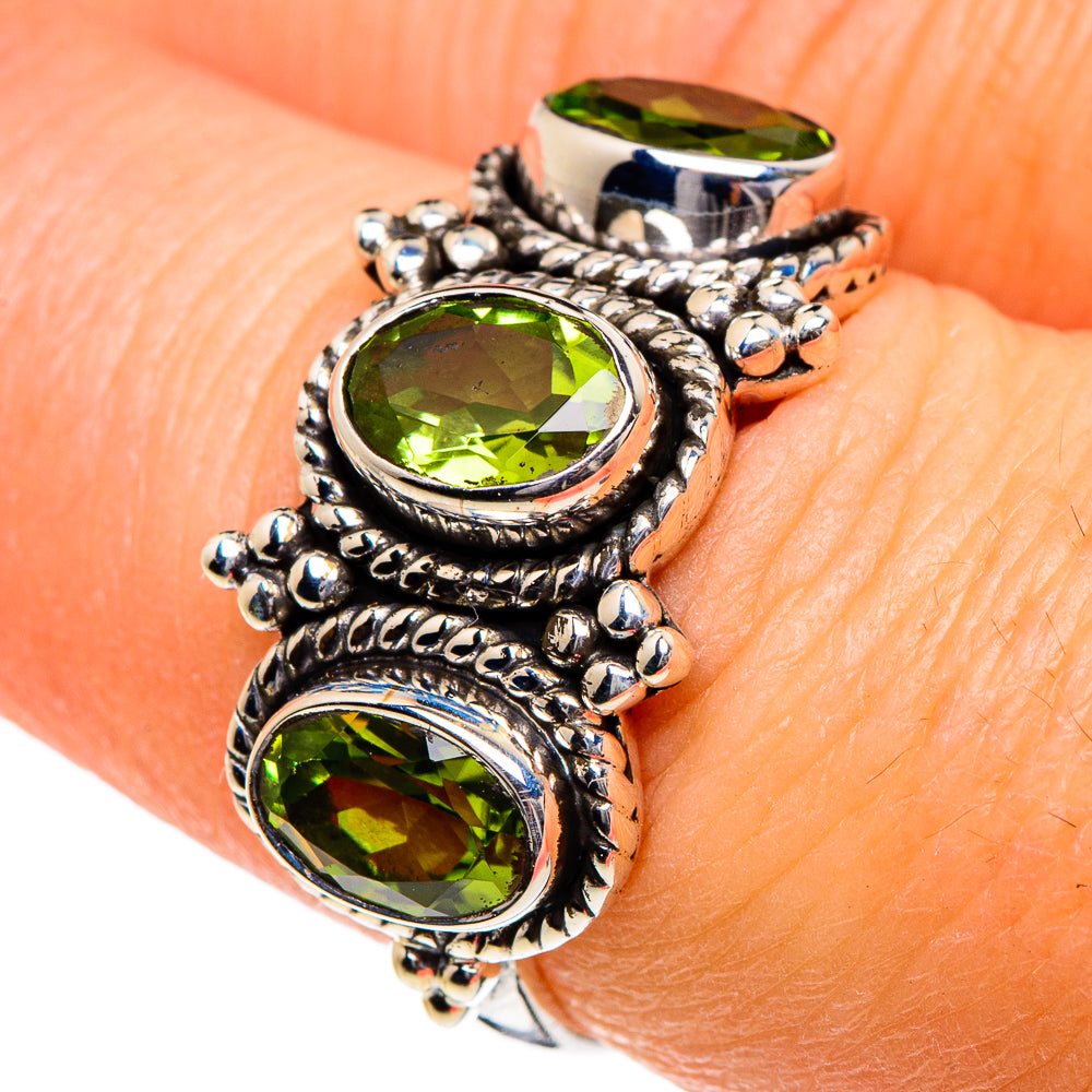 Peridot Rings handcrafted by Anasilvercos - RING84482