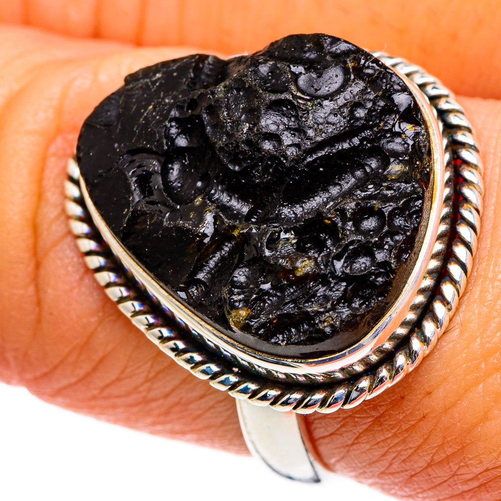 Tektite Rings handcrafted by Anasilvercos - RING84500