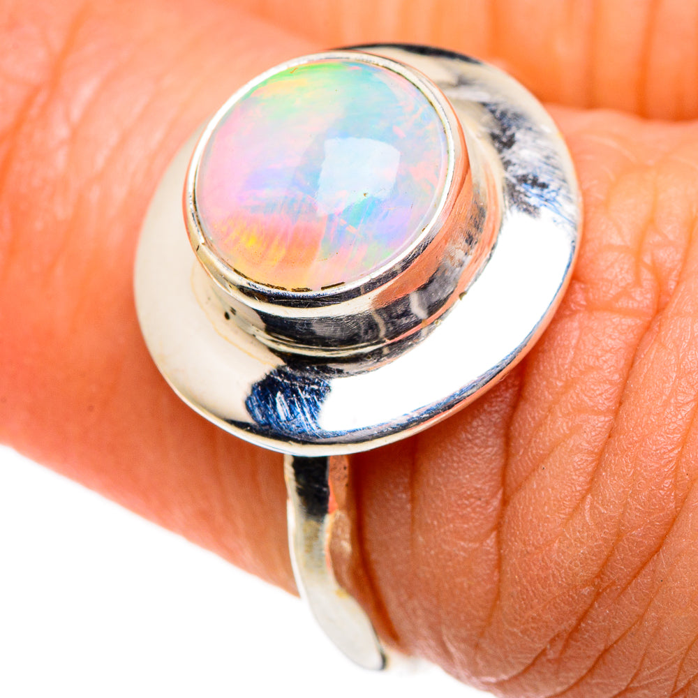 Ethiopian Opal Rings handcrafted by Anasilvercos - RING84543