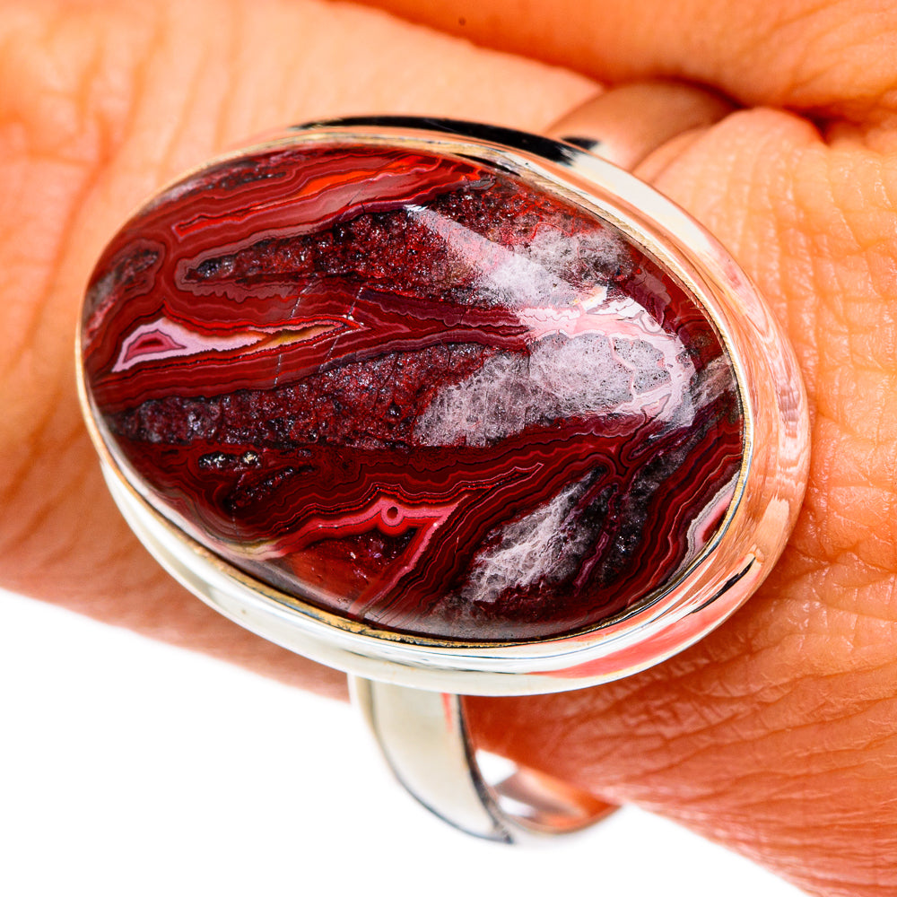 Red Jasper Rings handcrafted by Anasilvercos - RING84559