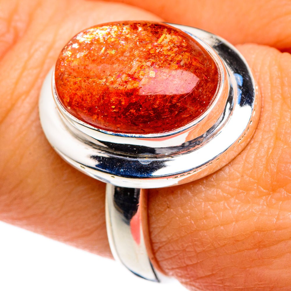 Sunstone Rings handcrafted by Anasilvercos - RING84562