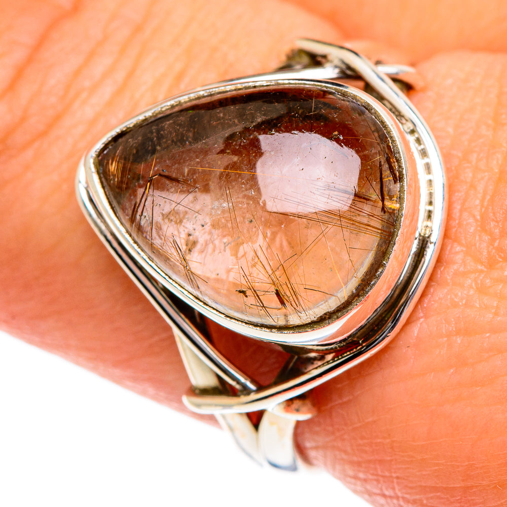 Rutilated Quartz Rings handcrafted by Anasilvercos - RING84570