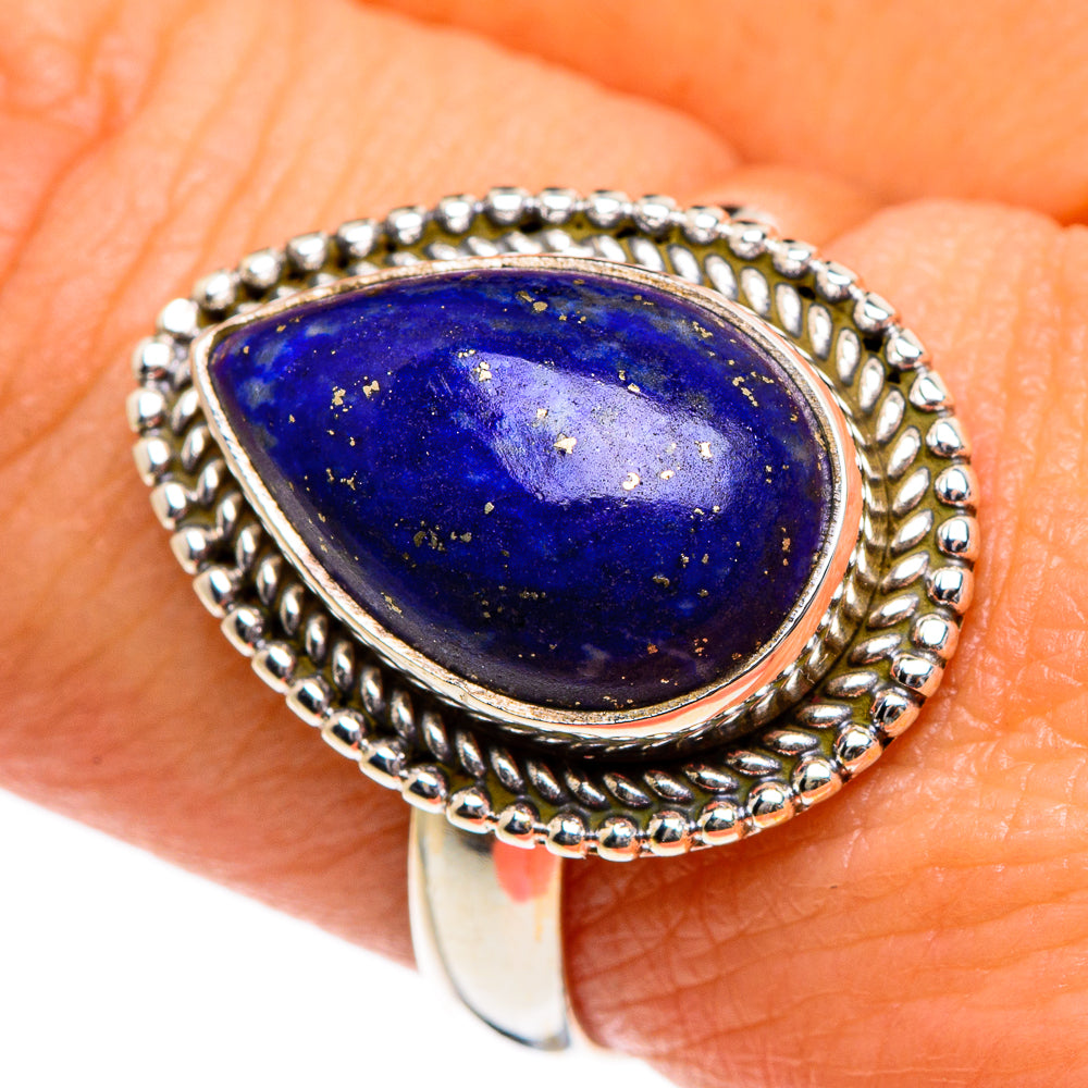 Lapis Lazuli Rings handcrafted by Anasilvercos - RING84585