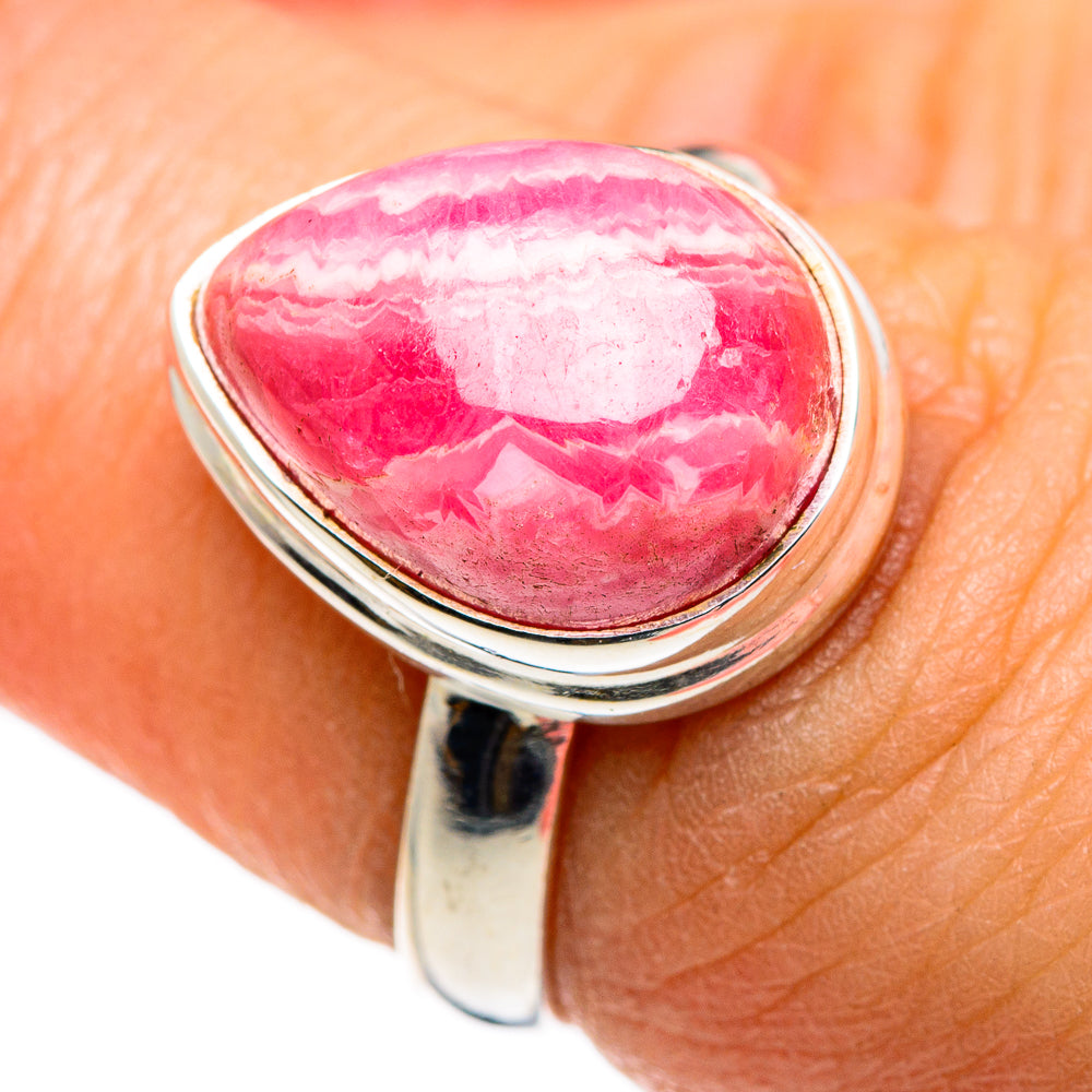 Rhodochrosite Rings handcrafted by Anasilvercos - RING84603