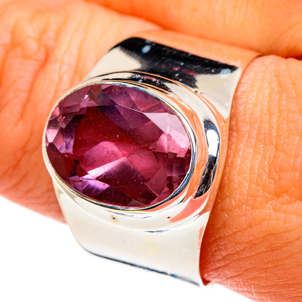 Color Change Alexandrite (lab.) Rings handcrafted by Anasilvercos - RING84609