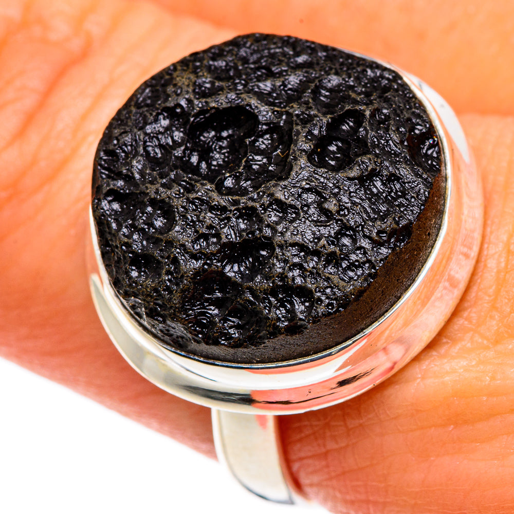 Tektite Rings handcrafted by Anasilvercos - RING84612