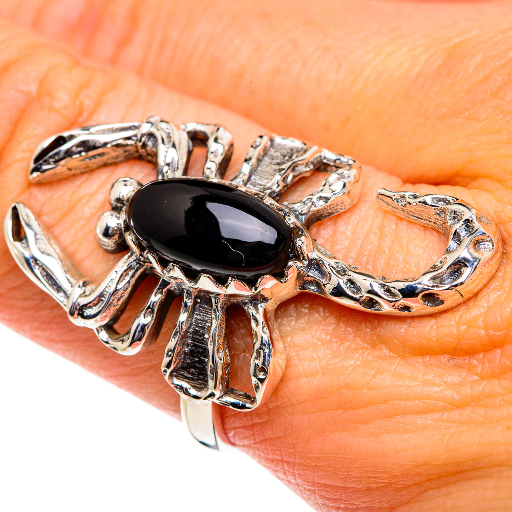 Black Onyx Rings handcrafted by Anasilvercos - RING84613