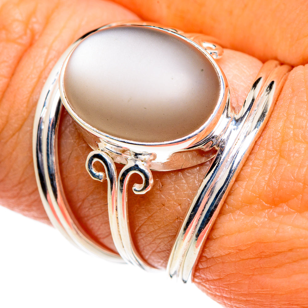 Moonstone Rings handcrafted by Anasilvercos - RING84653
