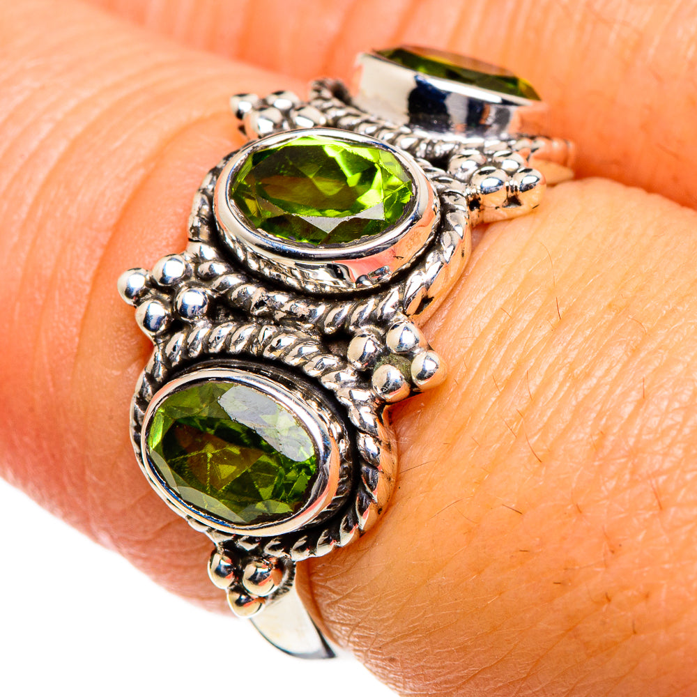 Peridot Rings handcrafted by Anasilvercos - RING84671