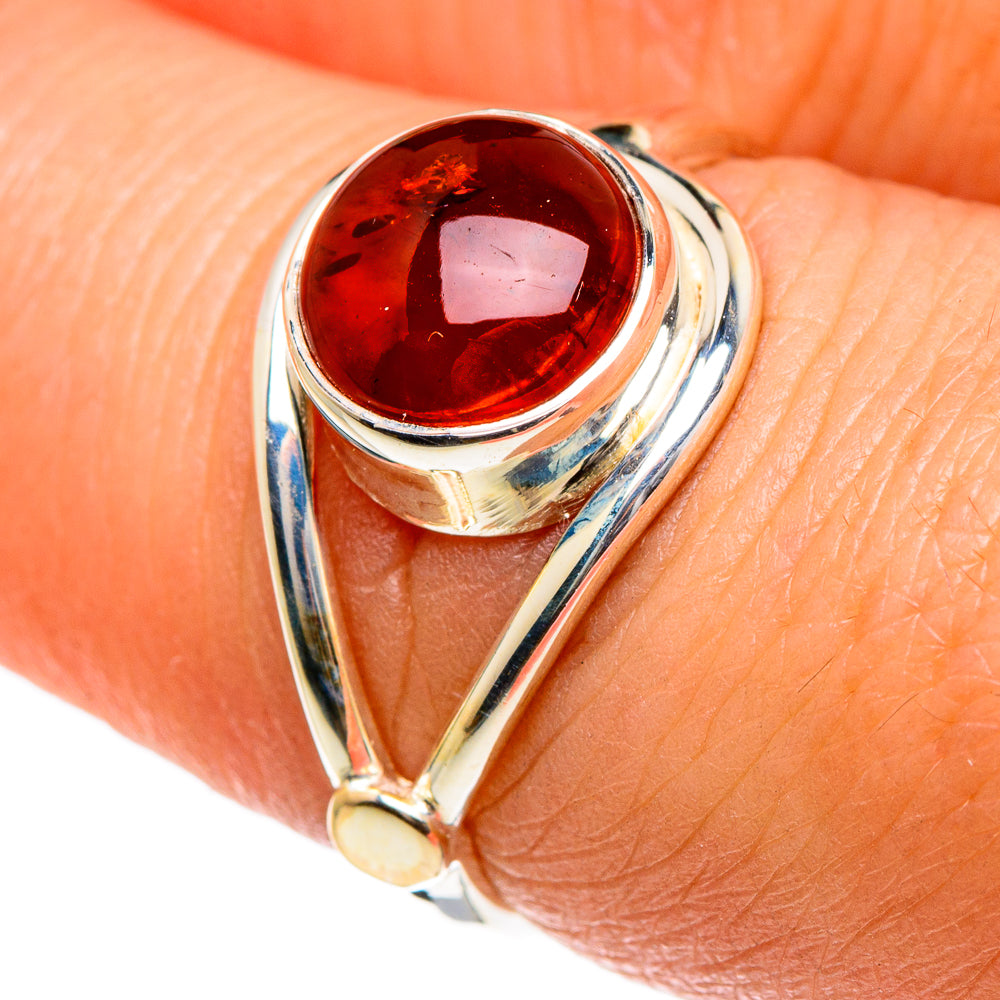Baltic Amber Rings handcrafted by Anasilvercos - RING84680