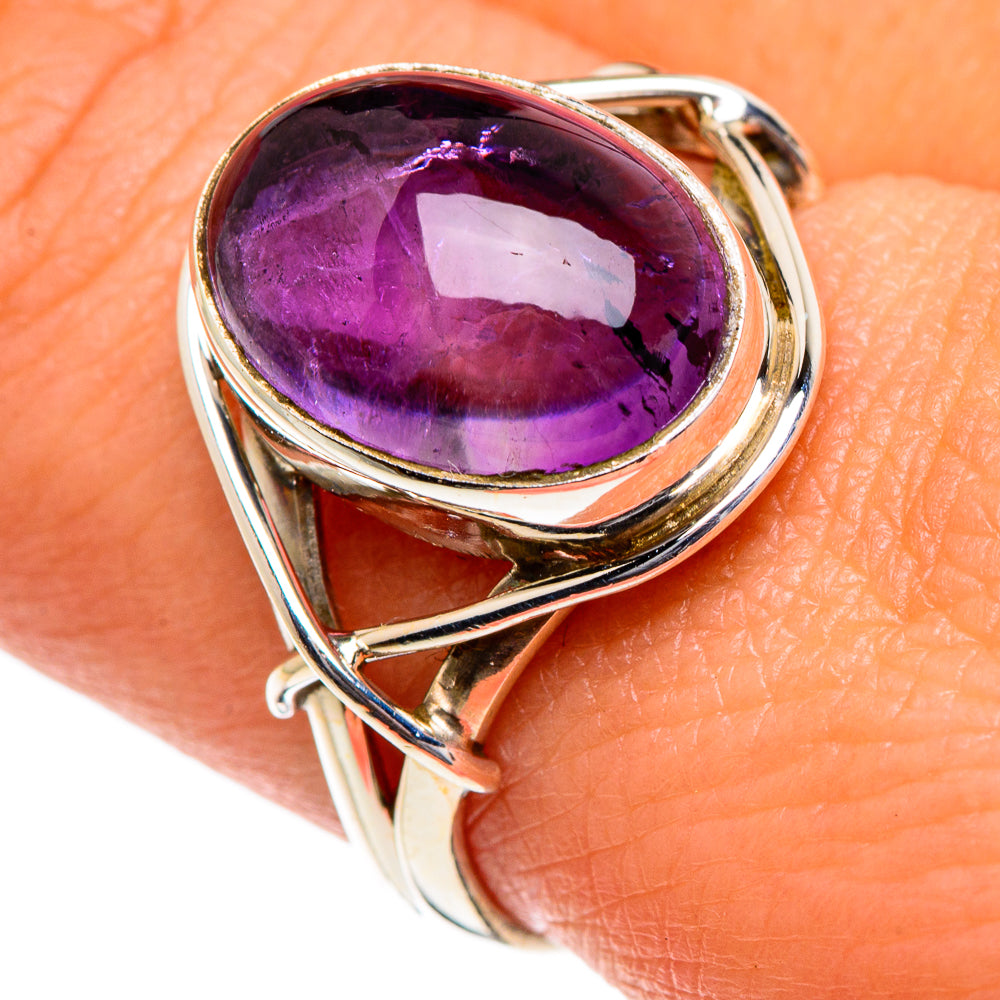 Amethyst Rings handcrafted by Anasilvercos - RING84686