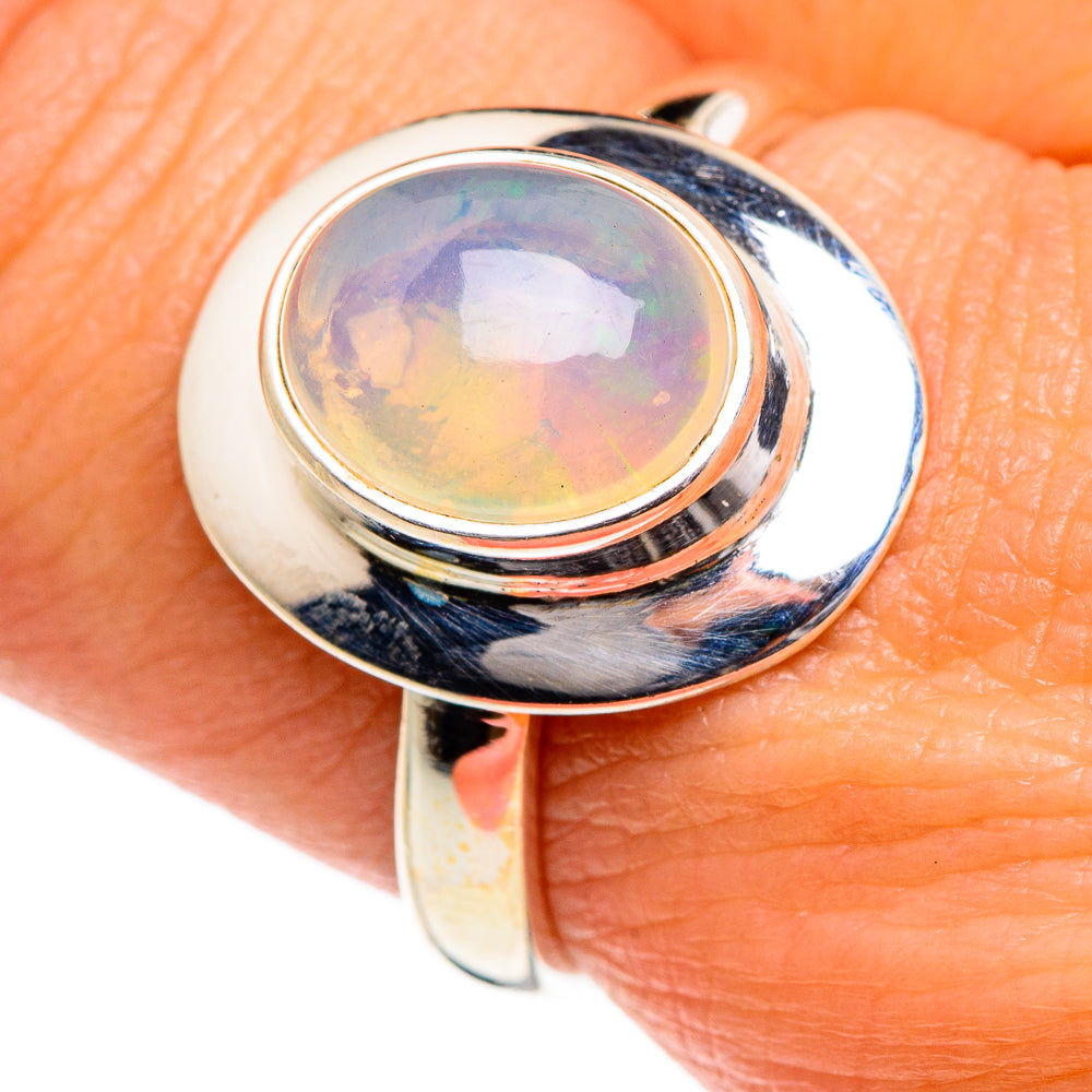 Ethiopian Opal Rings handcrafted by Anasilvercos - RING84696