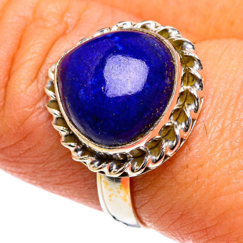Lapis Lazuli Rings handcrafted by Anasilvercos - RING84698