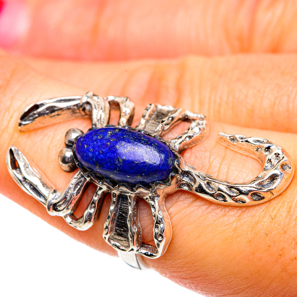 Lapis Lazuli Rings handcrafted by Anasilvercos - RING84702