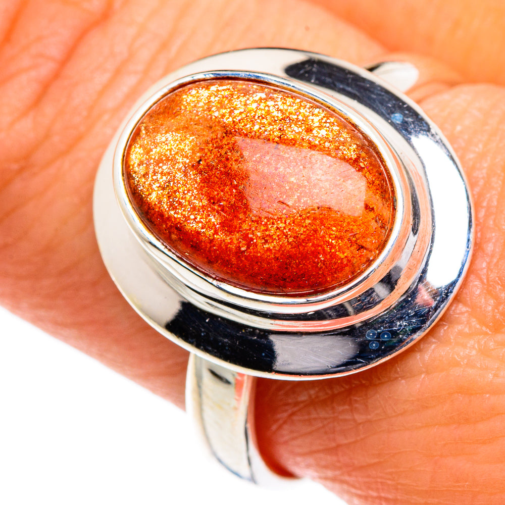 Sunstone Rings handcrafted by Anasilvercos - RING84715