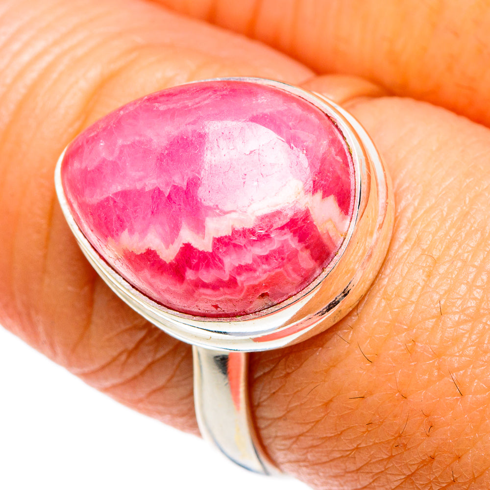 Rhodochrosite Rings handcrafted by Anasilvercos - RING84716