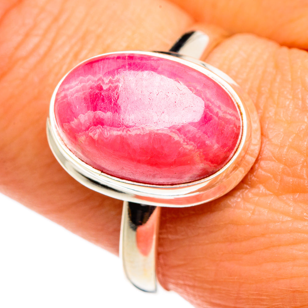 Rhodochrosite Rings handcrafted by Anasilvercos - RING84719