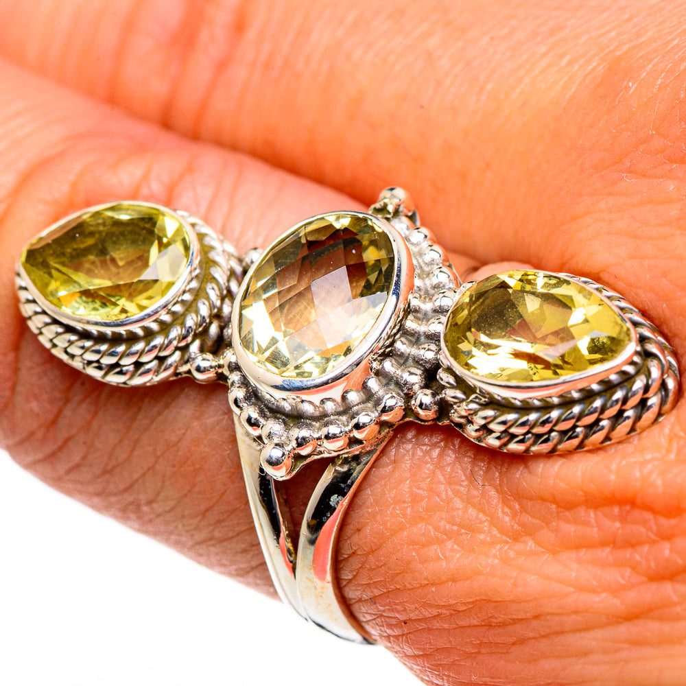 Citrine Rings handcrafted by Anasilvercos - RING84746
