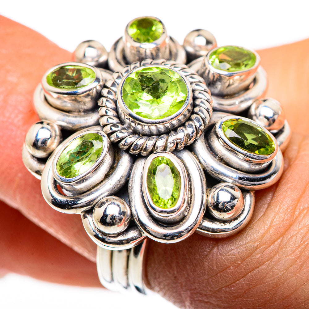 Peridot Rings handcrafted by Anasilvercos - RING84753