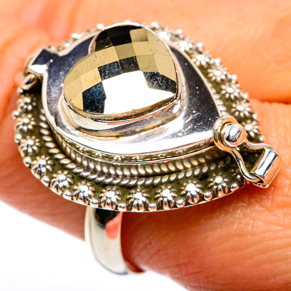Green Amethyst Rings handcrafted by Anasilvercos - RING84764