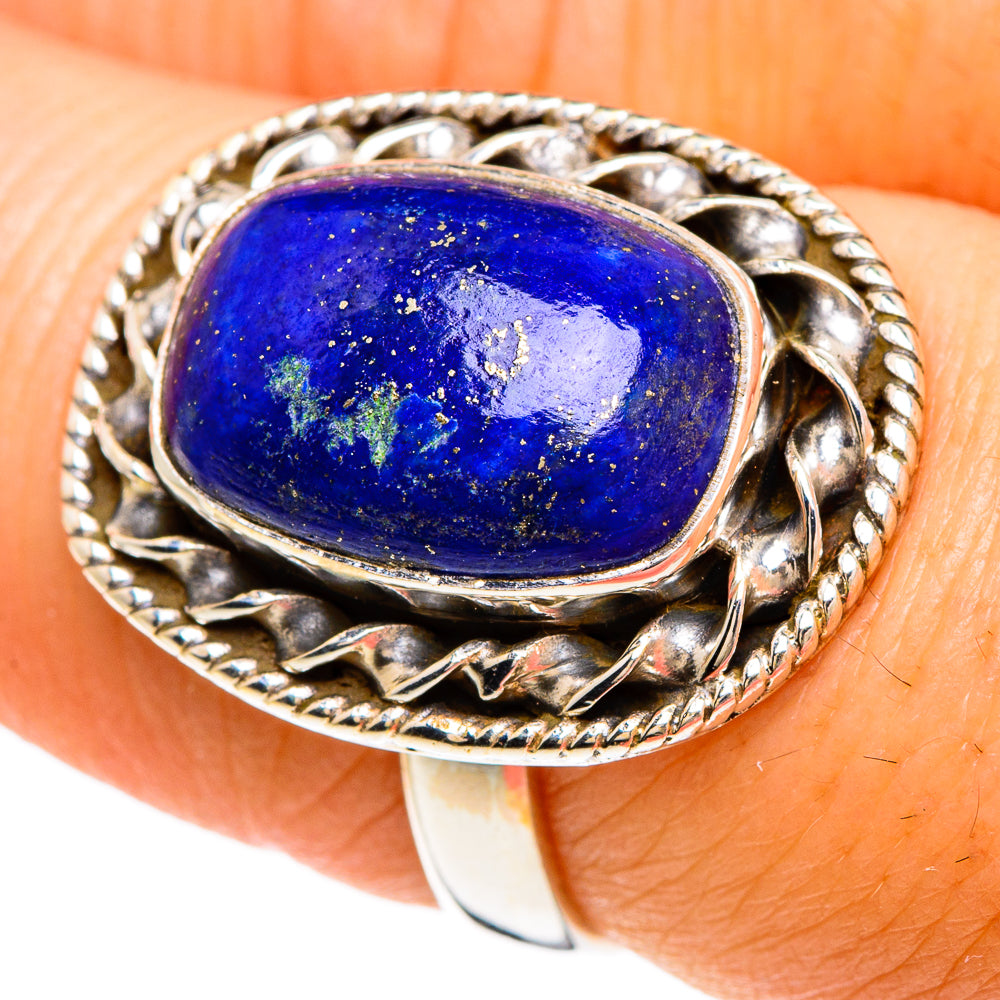 Lapis Lazuli Rings handcrafted by Anasilvercos - RING84786