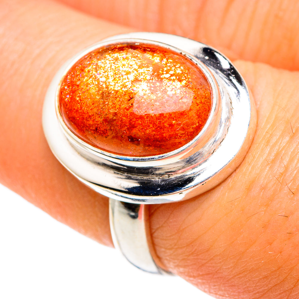 Sunstone Rings handcrafted by Anasilvercos - RING84798