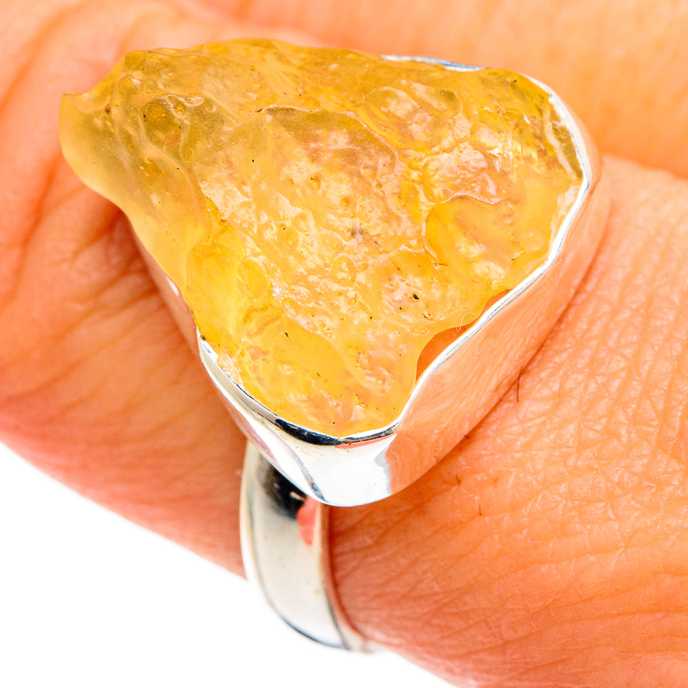 Libyan Glass Rings handcrafted by Anasilvercos - RING84799