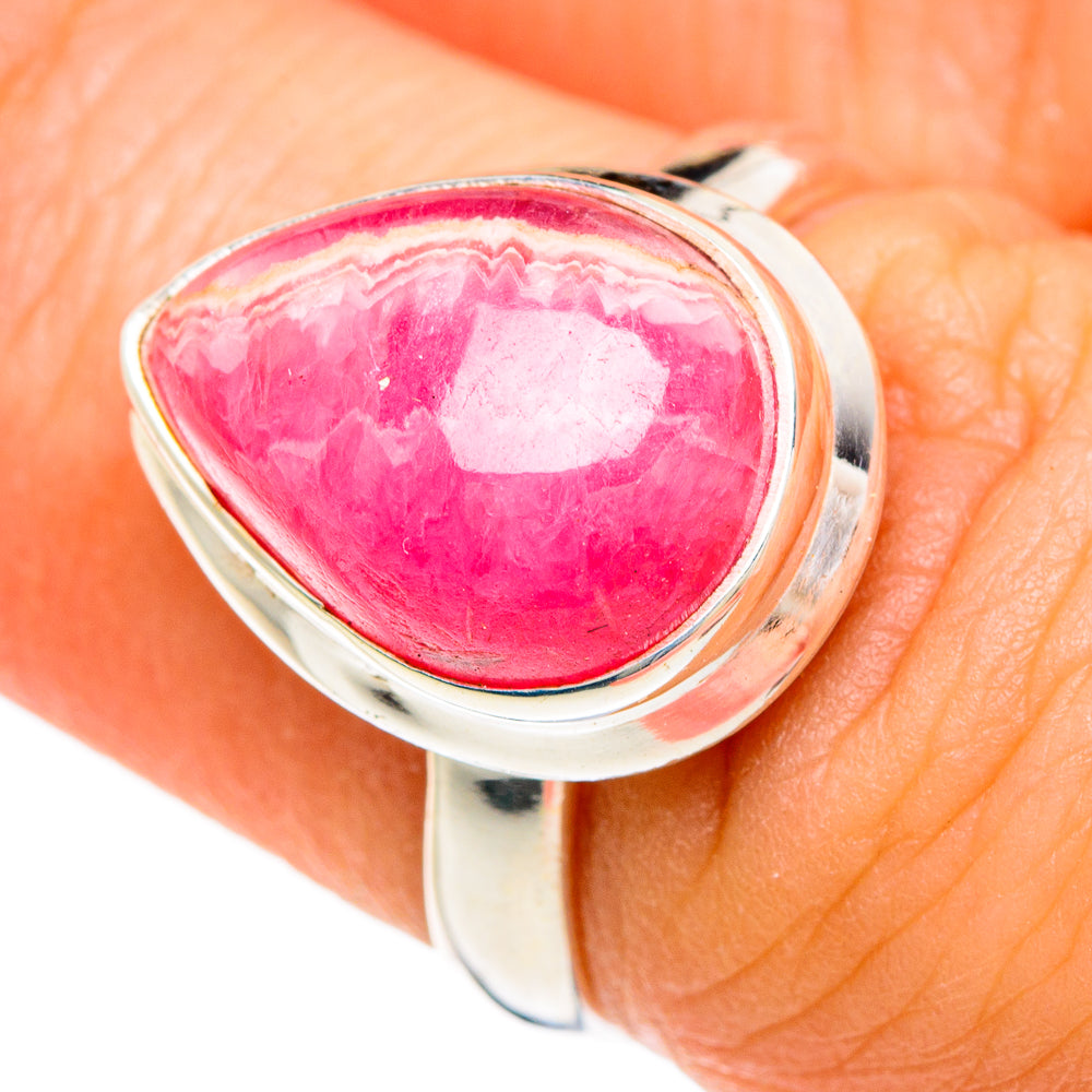 Rhodochrosite Rings handcrafted by Anasilvercos - RING84802