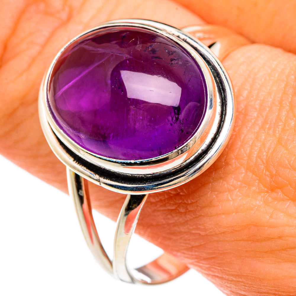 Amethyst Rings handcrafted by Anasilvercos - RING84810