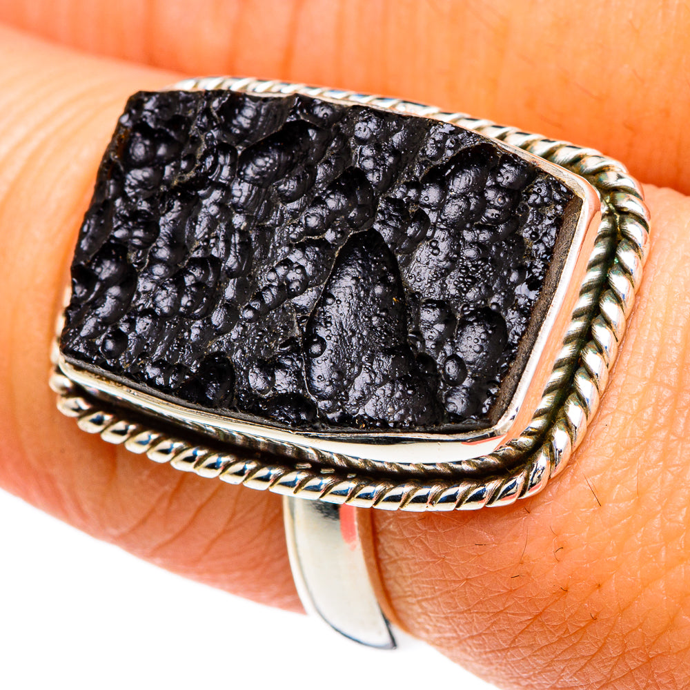 Tektite Rings handcrafted by Anasilvercos - RING84816