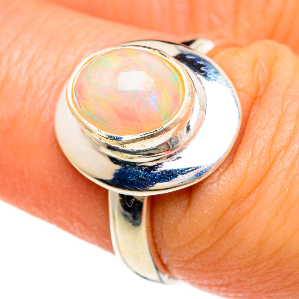 Ethiopian Opal Rings handcrafted by Anasilvercos - RING84823