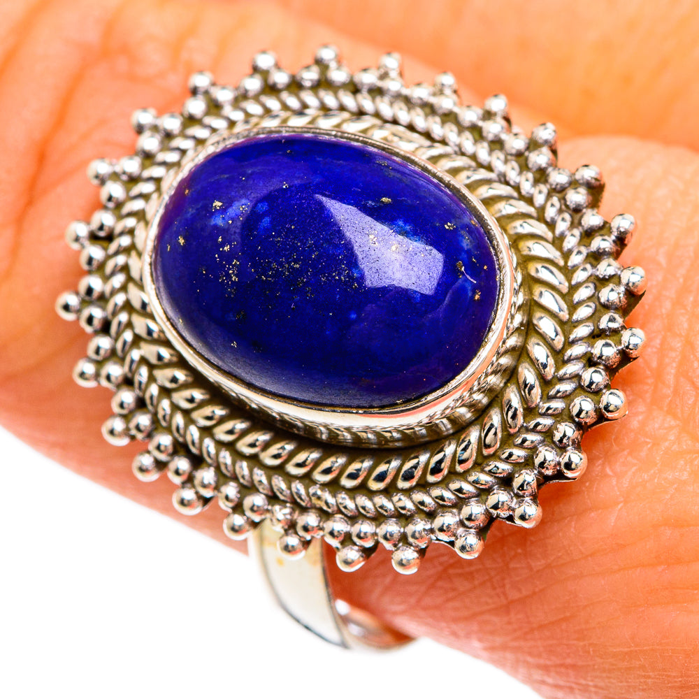 Lapis Lazuli Rings handcrafted by Anasilvercos - RING84841