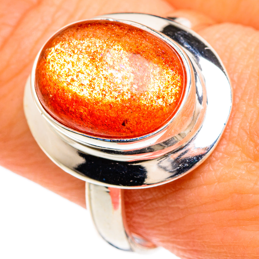 Sunstone Rings handcrafted by Anasilvercos - RING84852