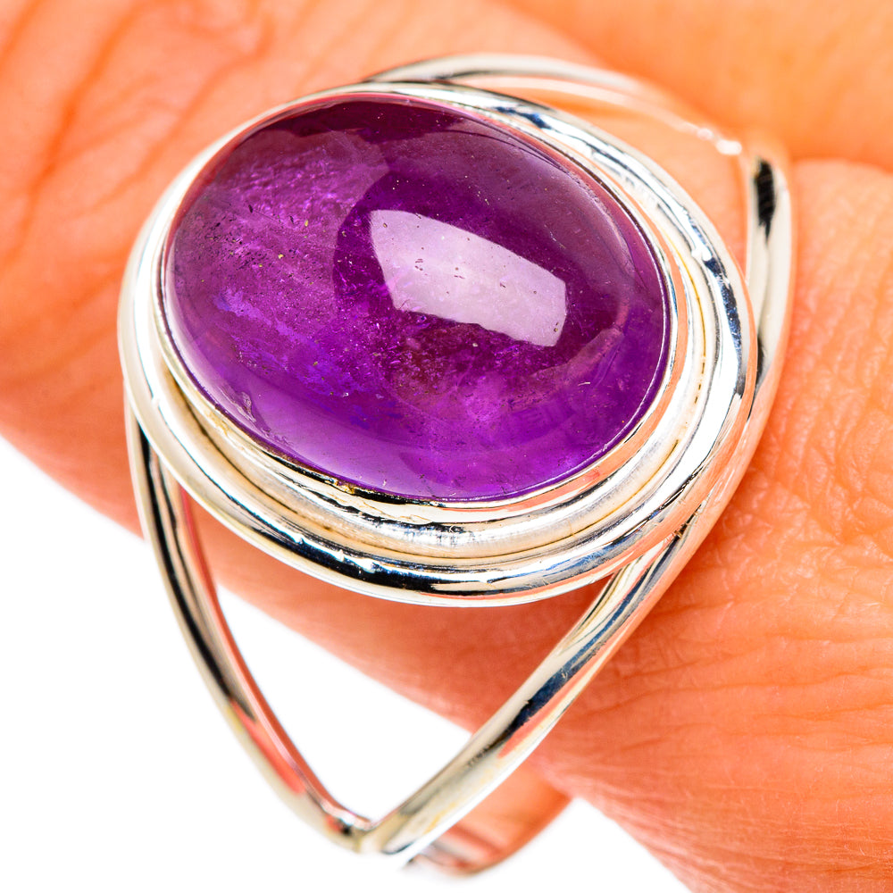 Amethyst Rings handcrafted by Anasilvercos - RING84863