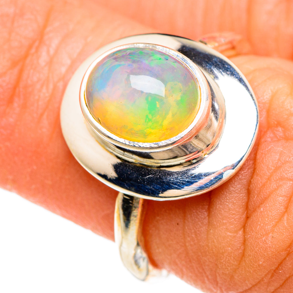 Ethiopian Opal Rings handcrafted by Anasilvercos - RING84870