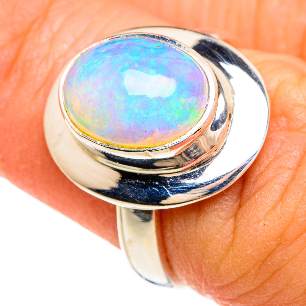 Ethiopian Opal Rings handcrafted by Anasilvercos - RING84871