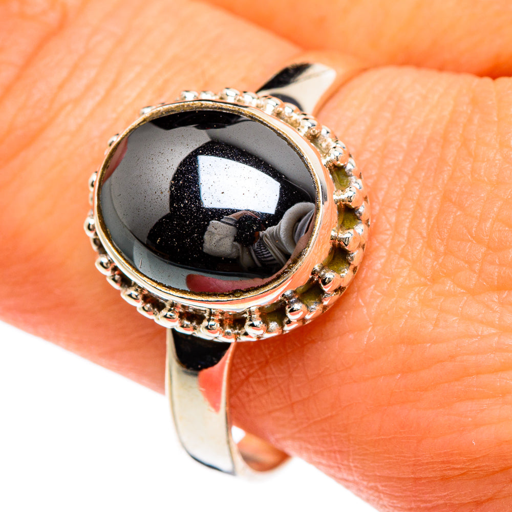 Hematite Rings handcrafted by Anasilvercos - RING84872