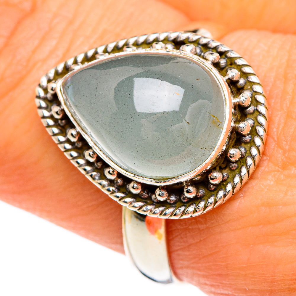 Aquamarine Rings handcrafted by Anasilvercos - RING84877