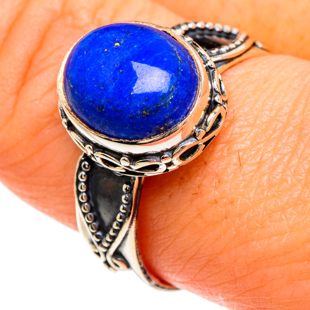 Lapis Lazuli Rings handcrafted by Anasilvercos - RING84882